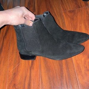 Suede boots almost brand new